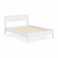 Letto matrimoniale in legno bianco 200x160 cm