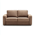2 Seater Fabric Sofa - Brown - 150x85x90 cm - Contemporary Design