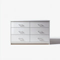 Chest of Drawers – MDF 120x40x75 cm – White – Modern Design