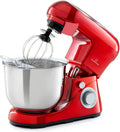 Klarstein Pane con Gancio e Frusta, per Planetaria Professionale, Impastatrice Planetaria 5 Litri con Ciotola, Impastatrice Professionale 1300W per
