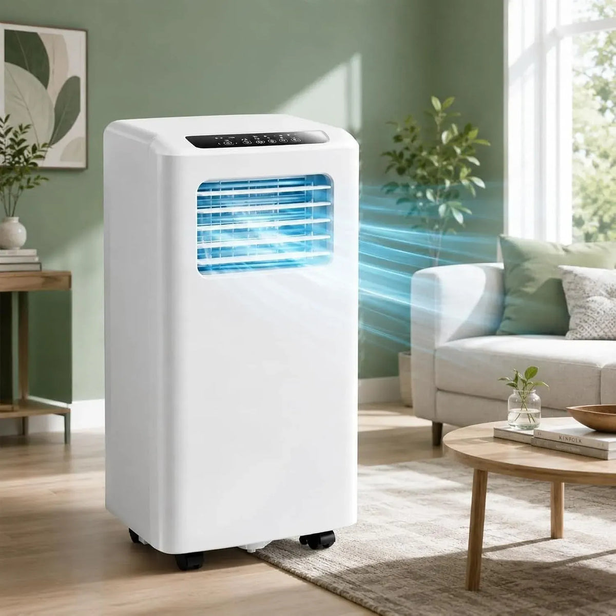 Condizionatore, 2600 W, portatile, effetto 3D, Flusso Aria 120°, Uscita Aria 3D