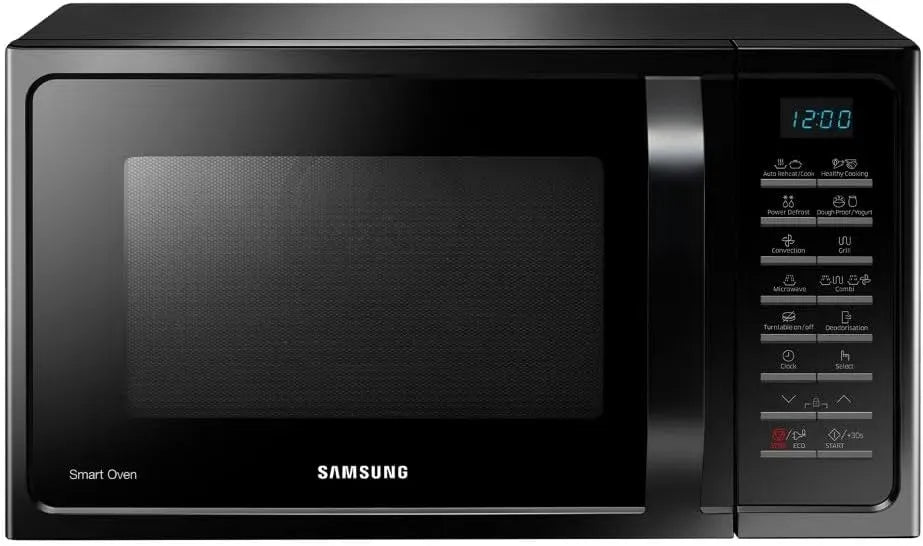 Samsung MC28H5015AK Forno a microonde, 52 x 31 x 47 cm, 28 L, 900 W, 1400 W, grill, nero, Fresh Menù