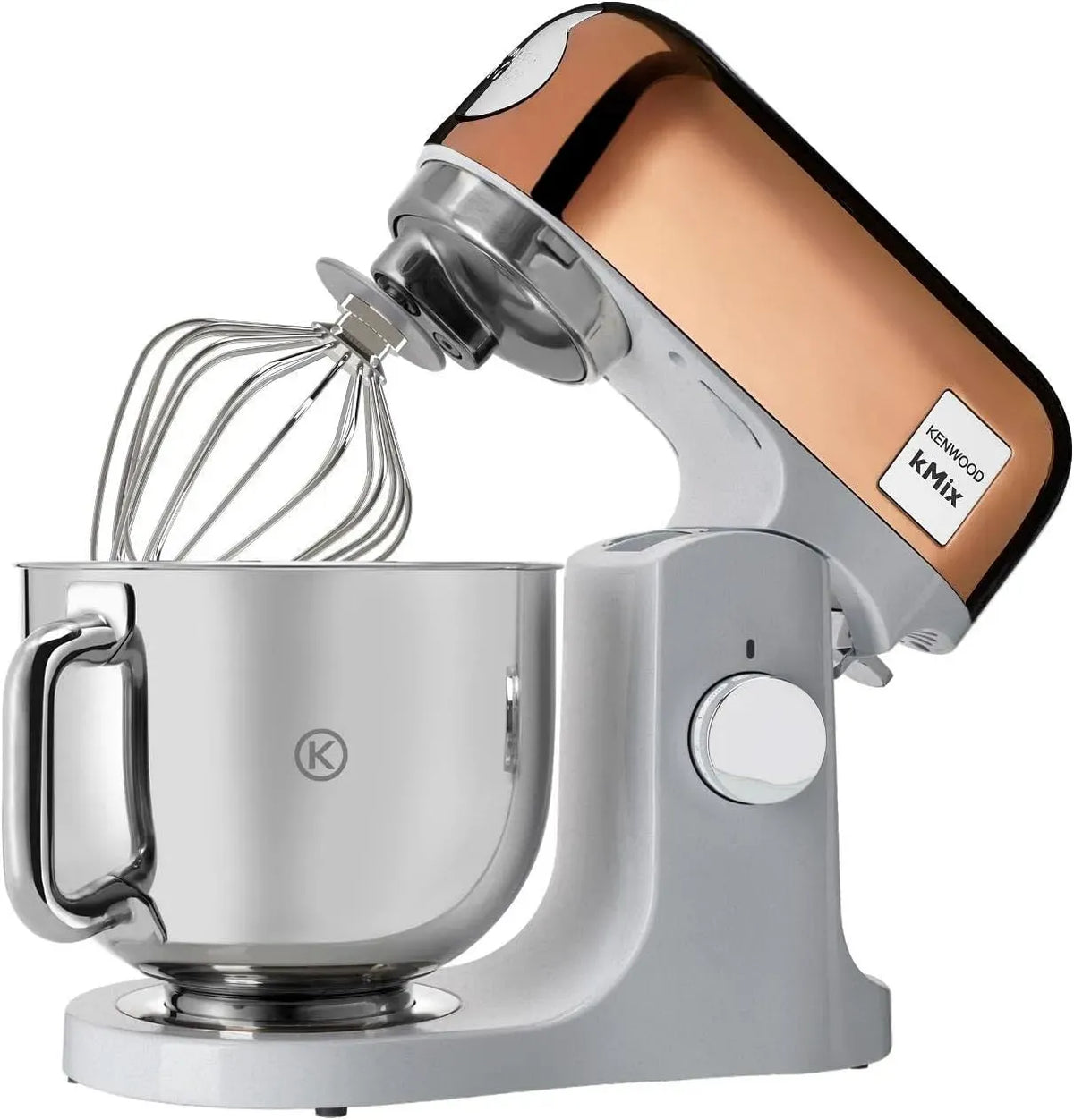 Kenwood KMX760GD Robot da cucina, 5 L, 1000 W, pasticceria, set di 3 pasticceria e paraspruzzi, ciotola da 5 l