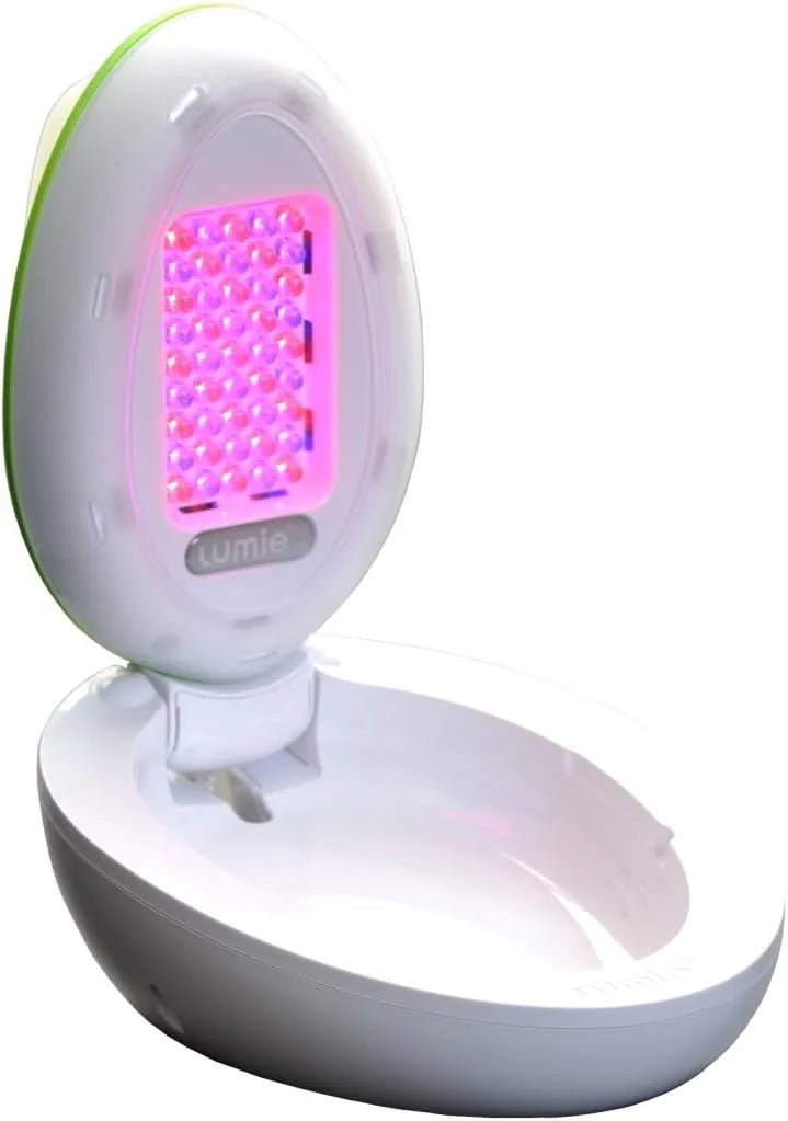Lumie CLEAR, colori luce: blu e rosso, Apparecchio per il trattamento dell'acne attraverso la fototerapia