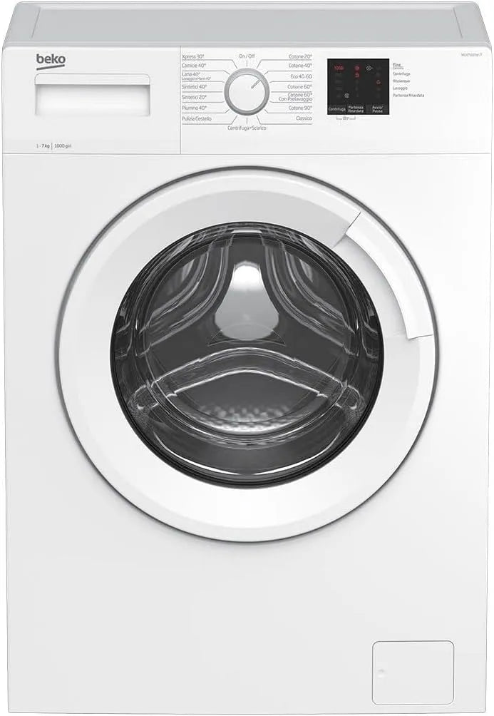 Beko WUX71031W-IT 1000RPM Lavatrice, 7 kg, classe energetica E