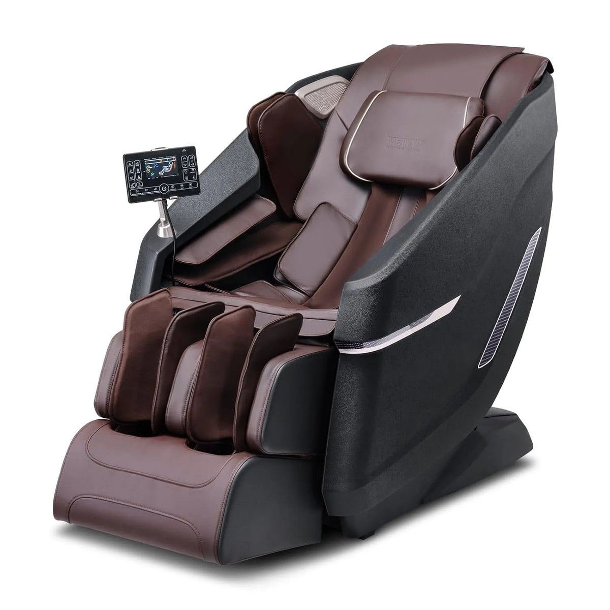 VEVOR Poltrona relax con massaggio, Bluetooth, effetto 3D, Poltrona Reclinabile 3D Zero Gravità Shiatsu, Altoparlante Bluetooth