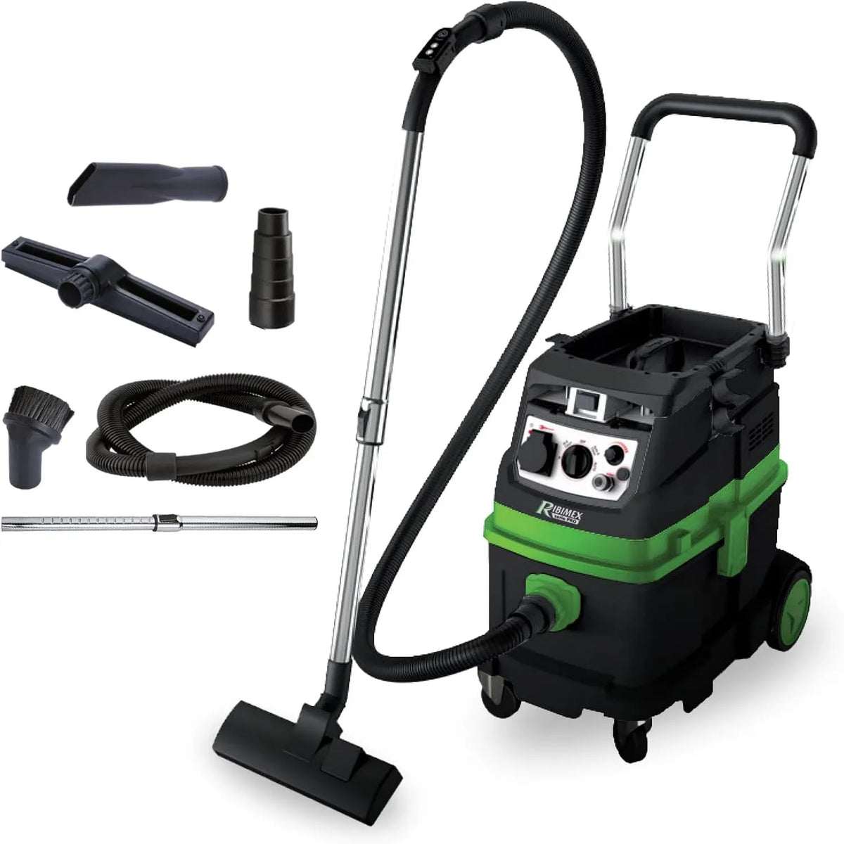 Accessorio per elettrodomestico PRASP40M, 40 L, 1600 W, classe energetica E, professionale, Bidone Aspiratutto Professionale da 40 L, Filtro HEPA