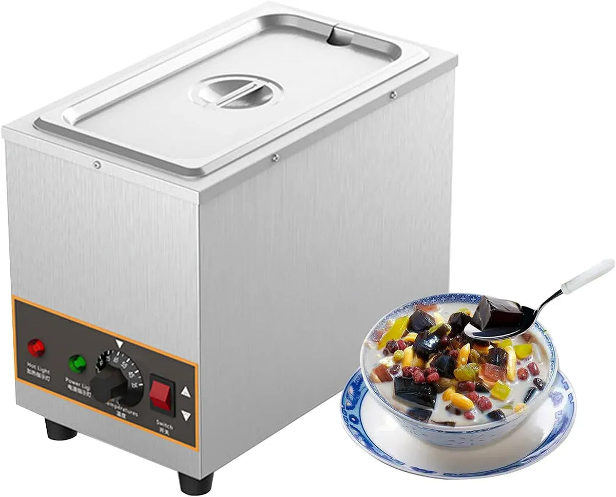 Pentola e padella, 1000 W, professionale, acciaio inox, Vaporiera Elettrica Da Tavolo Da Banco Da 1000 W
