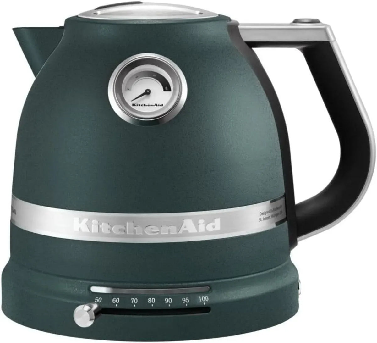 KitchenAid Bollitore elettrico, 2400 W, acciaio inox, verde