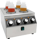 tavolo, 0,68 L, 4 bottiglie, 800 W, acciaio inox, per mantenere le salse