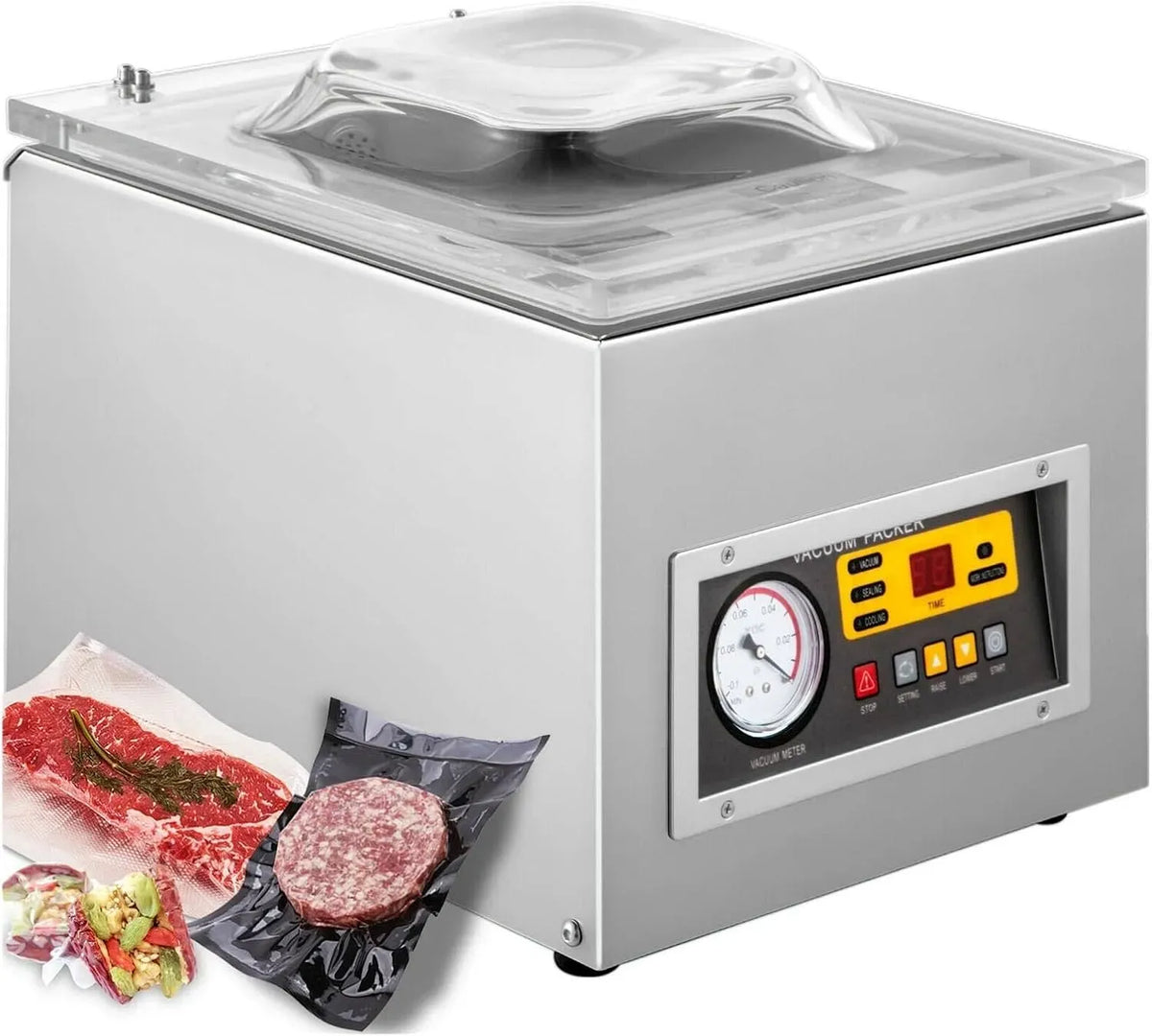 DZ-260S Sigillatrice, sigillatrice sottovuoto, 120 W, professionale, Cucina DZ-260S 120W Macchina imballatr