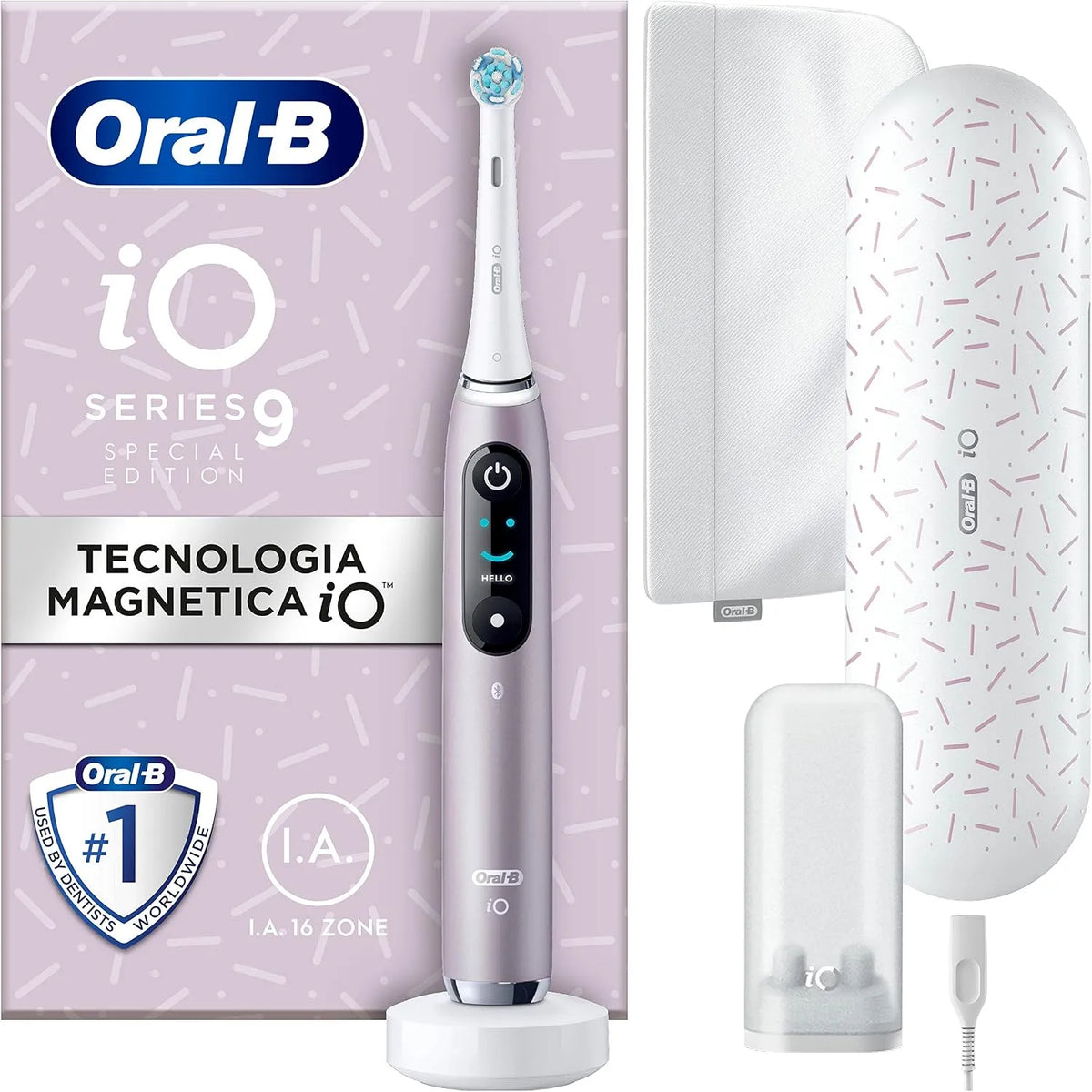 Accessorio per elettrodomestico, Oral-B iO 9 Spazzolino Elettrico Ricaricabile