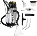 3in1 Estrattore, Pulitore, Spazzola, 40 L, acciaio inox, per Tappeti Moquette Divani Dettagli Auto 40L