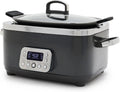 8-in-1 6QT Cooker, GreenPan, Ceramic, Steam, Elite 8-in-1 Programmable 6QT Electric Slow Cooker
