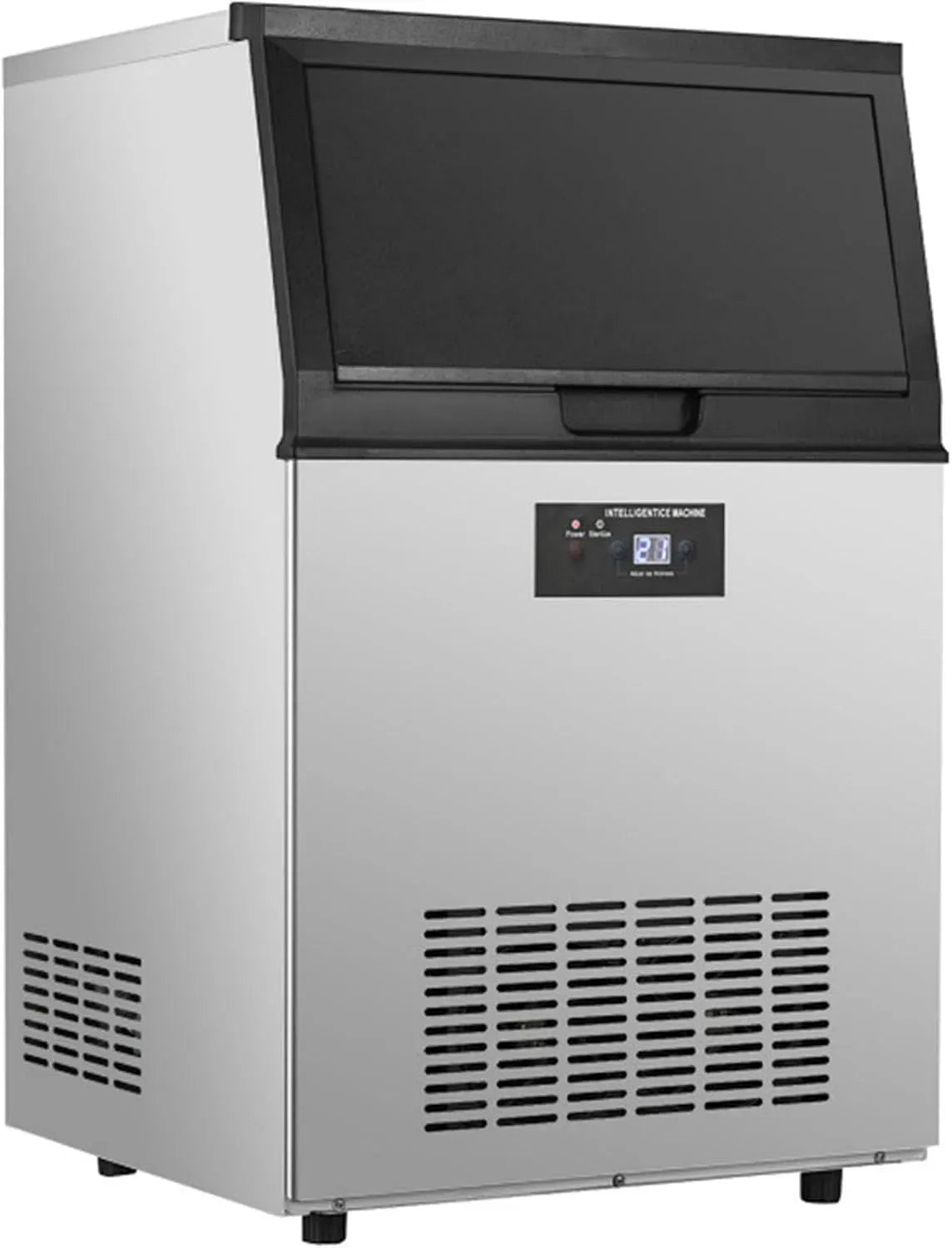 Macchina per Ghiaccio, Macchina per Fare, 80 kg, 15 kg, professionale, ristorazione, per Ghiaccio Commerciale ca. 80 kg/Giorno Macchina Cubet