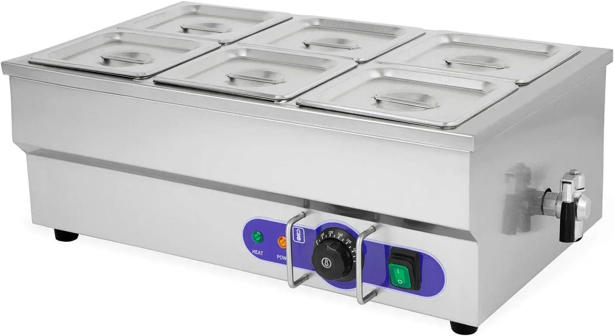 Rubinetto da cucina, 1,6 L, 1500 W, 50 a 200 °C, VERTES 1/6GN, professionale, acciaio inox, Temperatura 50-200°C Gradualmente Regolabile