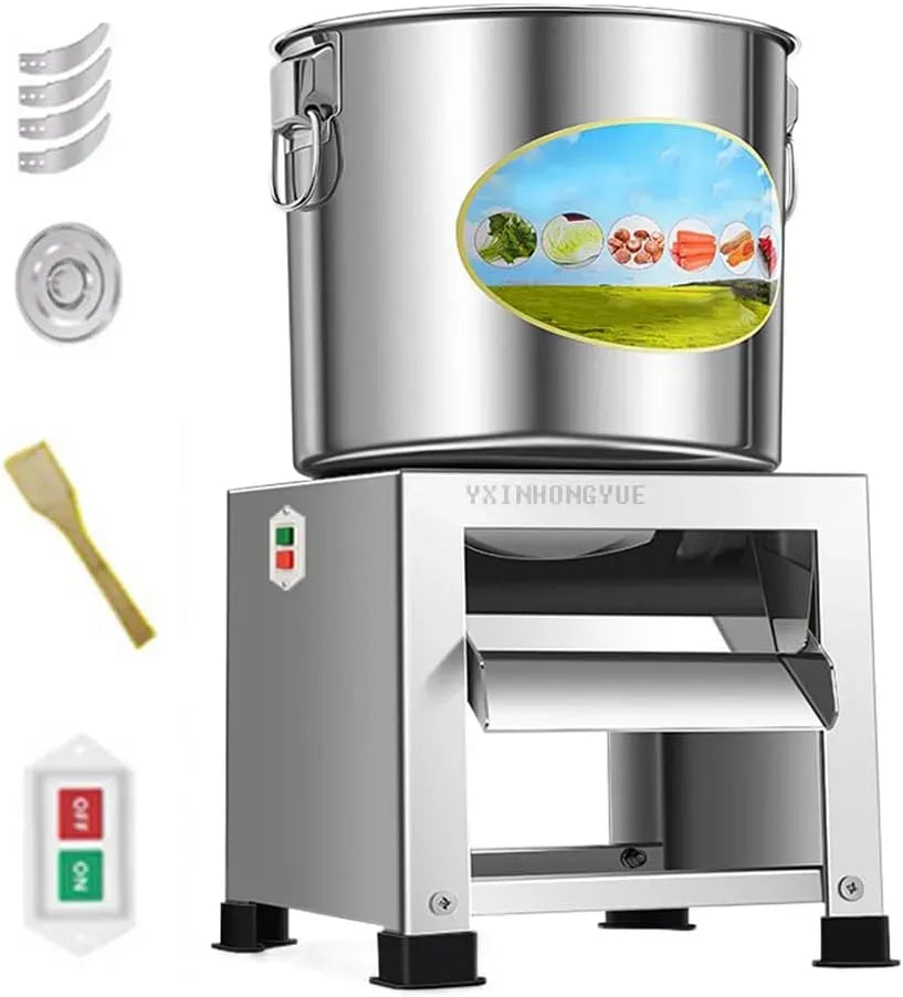 Lame affilate e Resistenti per Pollo e Anatra, Attrezzatura per miscelazione di mangimi ad Alta, Tritacarne per foraggio in Acciaio Inossidabile