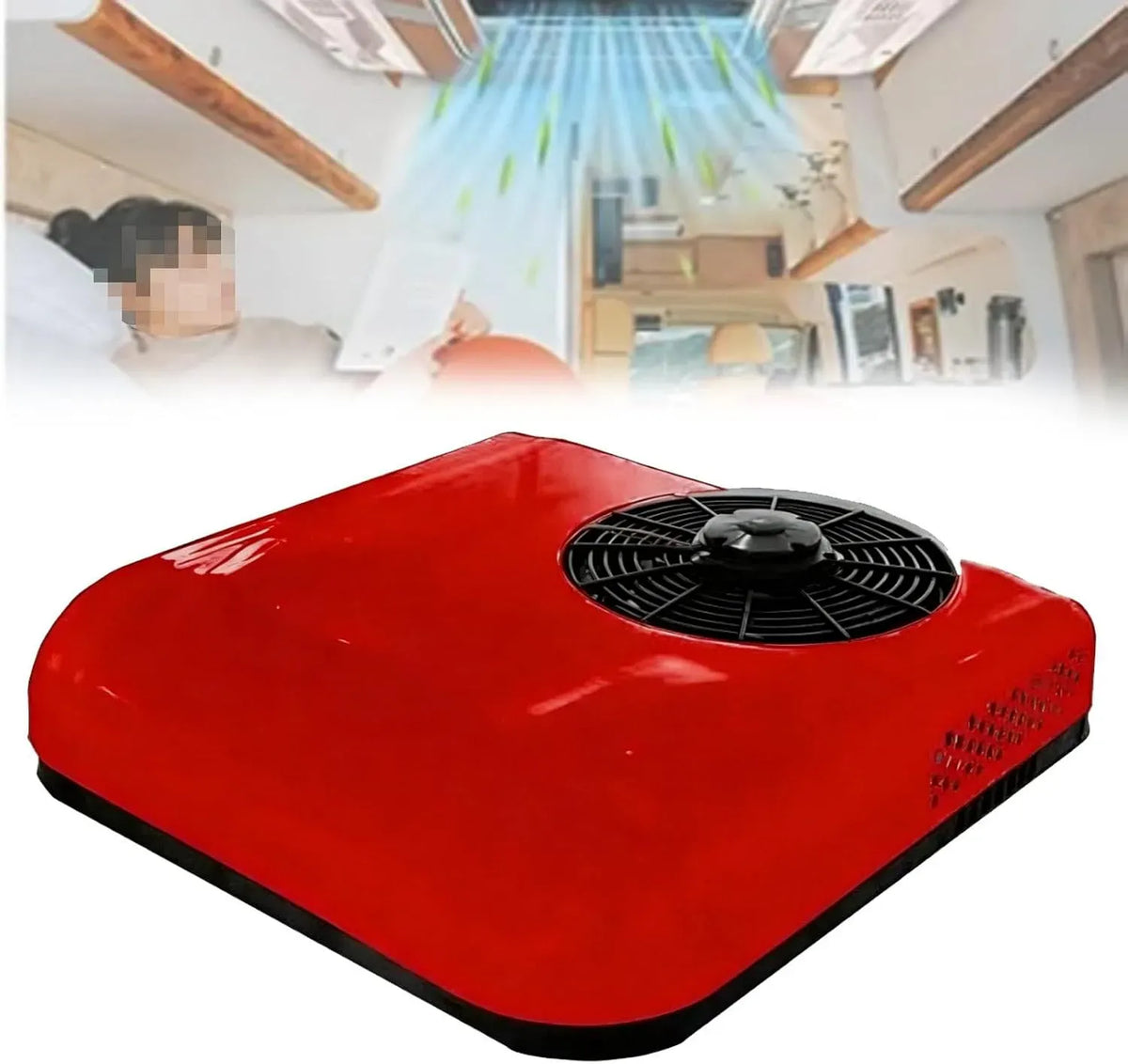 Condizionatore Red-24Vcooling/heating, 12 V, rosso