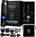 corpo e oltre, barba, The Beard Struggle Varangian Beard Trimmer® 6 in 1 per capelli, lama regolabile in 17 lunghezze con display digitale a LED, lama