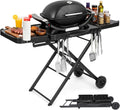 Ninja Q100 Q200 Forno elettrico per pizza, ruote di trasporto, grill, Denmay Carrello per barbecue Weber Q300 Serie, Nexgrill, Woodfire Grill