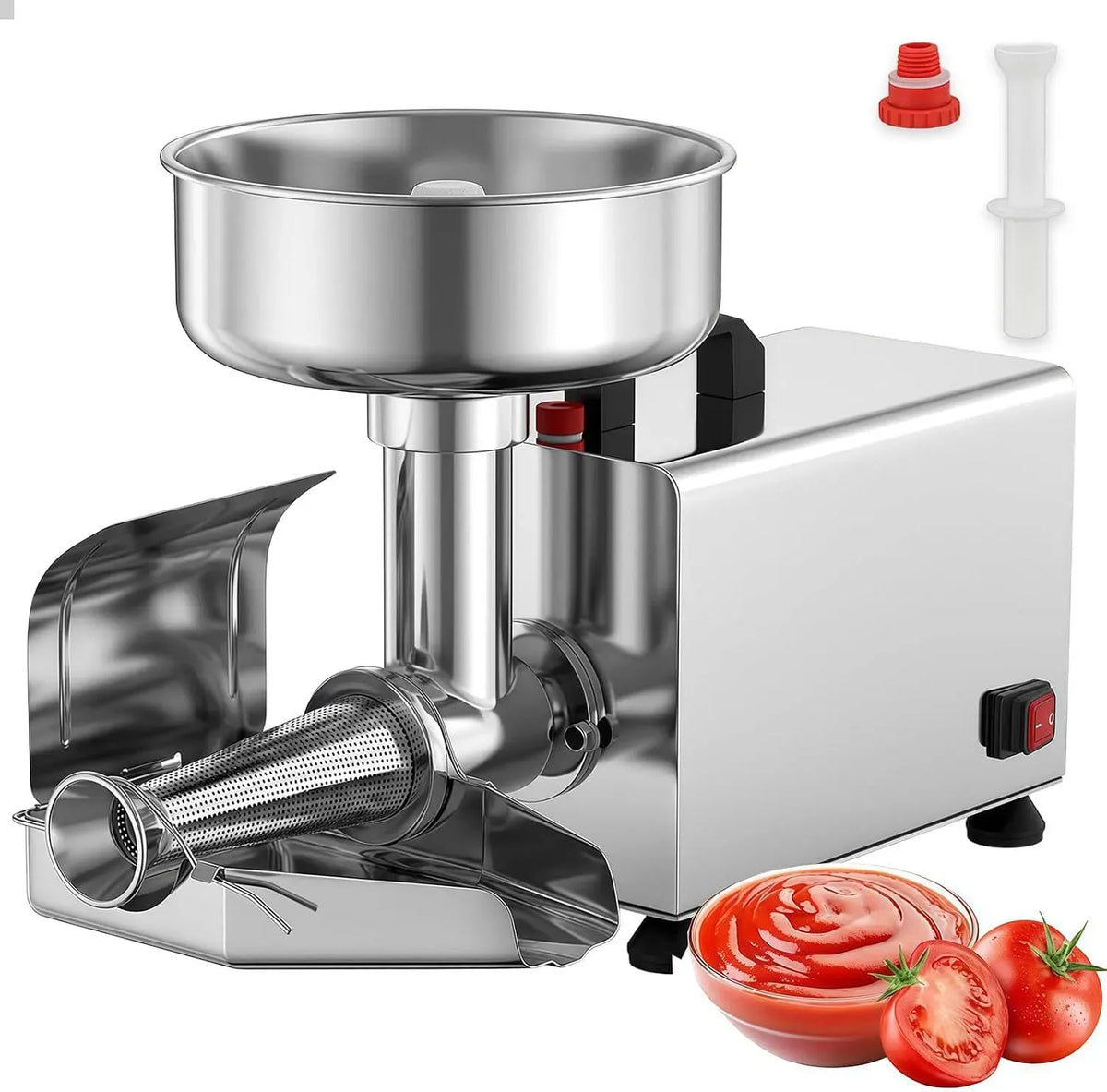 Passapomodoro elettrico, 450 W, pressa per pomodori, BANGBANGJI, professionale, acciaio inox, 200-350 lbs/h per Marmellata & Salsa