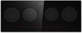 Klarstein Piano cottura a induzione, 5 fuochi, 11600 W, piastra a induzione, touch, da incasso, Piasta Induzione 5 Fuochi a Basso Consumo