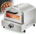 Forno elettrico per pizza, portatile, pietra refrattaria, acciaio inox, Pizza Maker In Acciaio Inox Per Cucinare All'Aperto