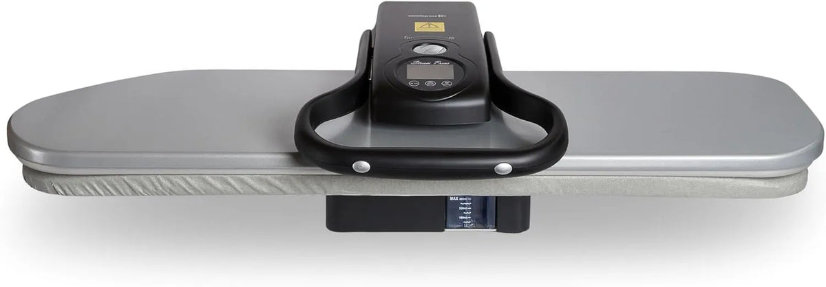 Pro100 Pressa, pressa da stiro a vapore, 101,6 cm, 2618 W, 80 g, touch, professionale, nero, per la casa e la biancheria pesante