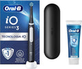 Accessorio per elettrodomestico 75ml., professionale, nero, Oral-B Spazzolino Elettrico Ricaricabile iO 3 Nero, 1 Custodia Da Viaggio