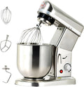 Silver-7L con Ciotola, Impastatrice per Alimenti, per Planetaria Impastatrice Professionale Monofase, Gancio, Frusta