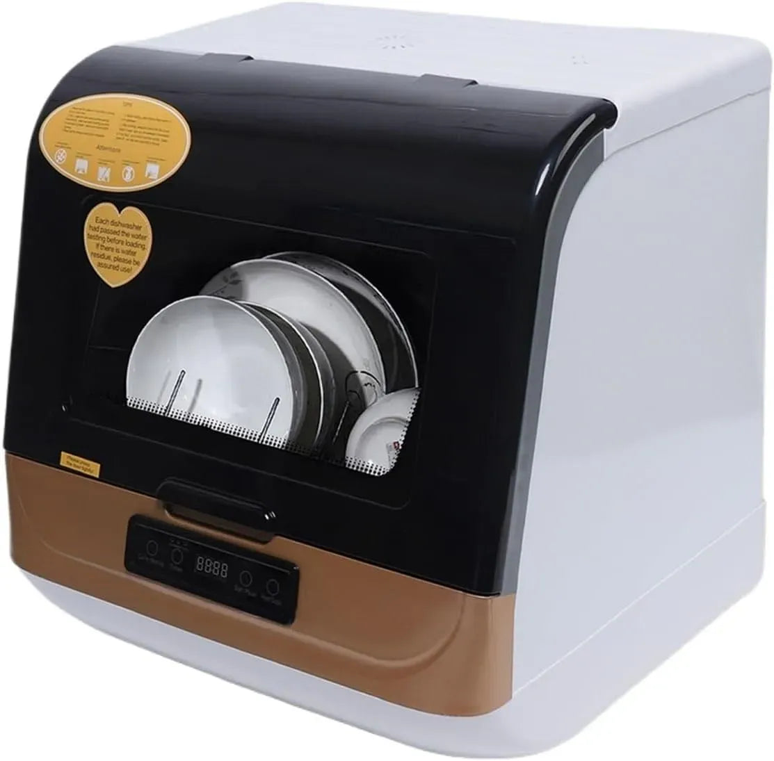 Lavastoviglie, 5 L, 3 programmi, portatile, macchina lavapiatti