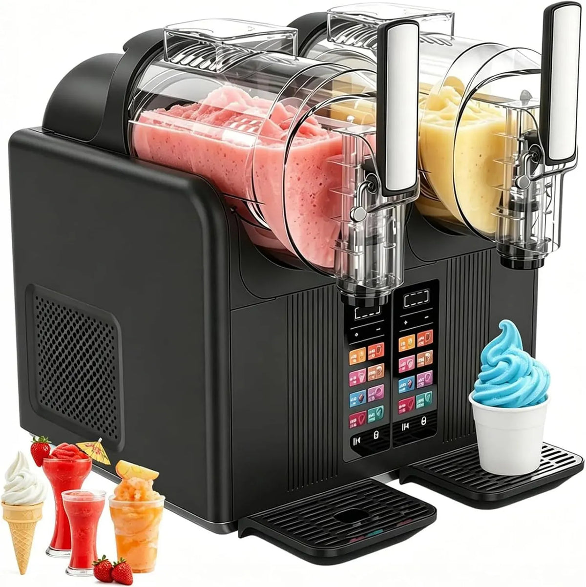 Macchina per Granite, 7 programmi, congelamento rapido, nero, per Granite per Uso Domestico