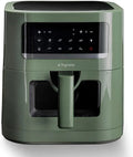 Friggitrice ad aria, 7 L, display digitale, rivestimento antiaderente, verde