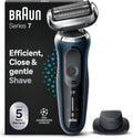 Braun Series 7 71-B1200s Regolabarba, Rasoio, senza fili, blu