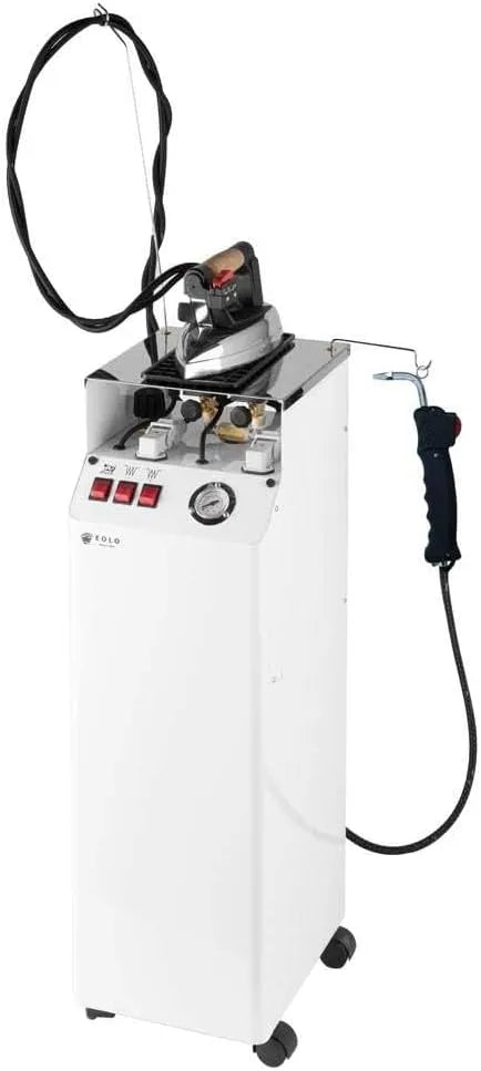AV01 Ferro da Stiro FP RA V5 Professionale e Pistola a Vapore Ricarica Automatica Stiro Verticale Orizzontale Caldaia in Rame Doppia Resistenza