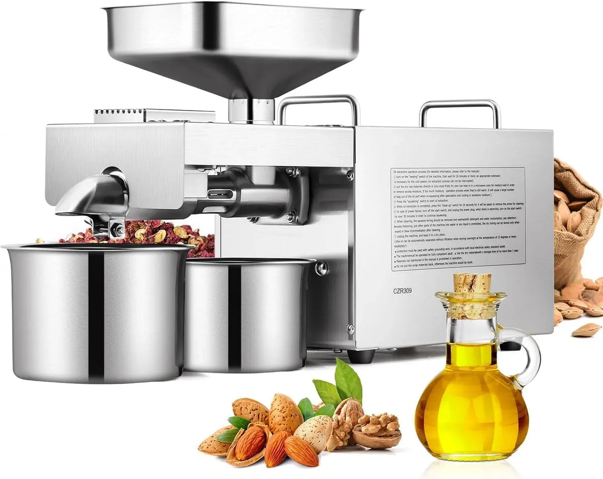 Pressa, 1500 W, per Olio 1500W per Arachidi, CGOLDENWALL
