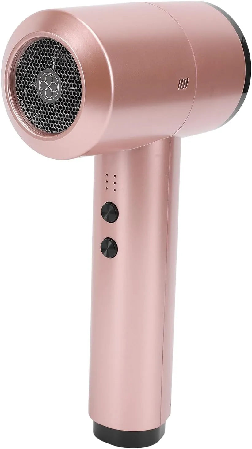 Spina europea, Asciugacapelli, Regolazione a 6 Velocità, Asciugacapelli Cordless Ricaricabile USB con Ugello