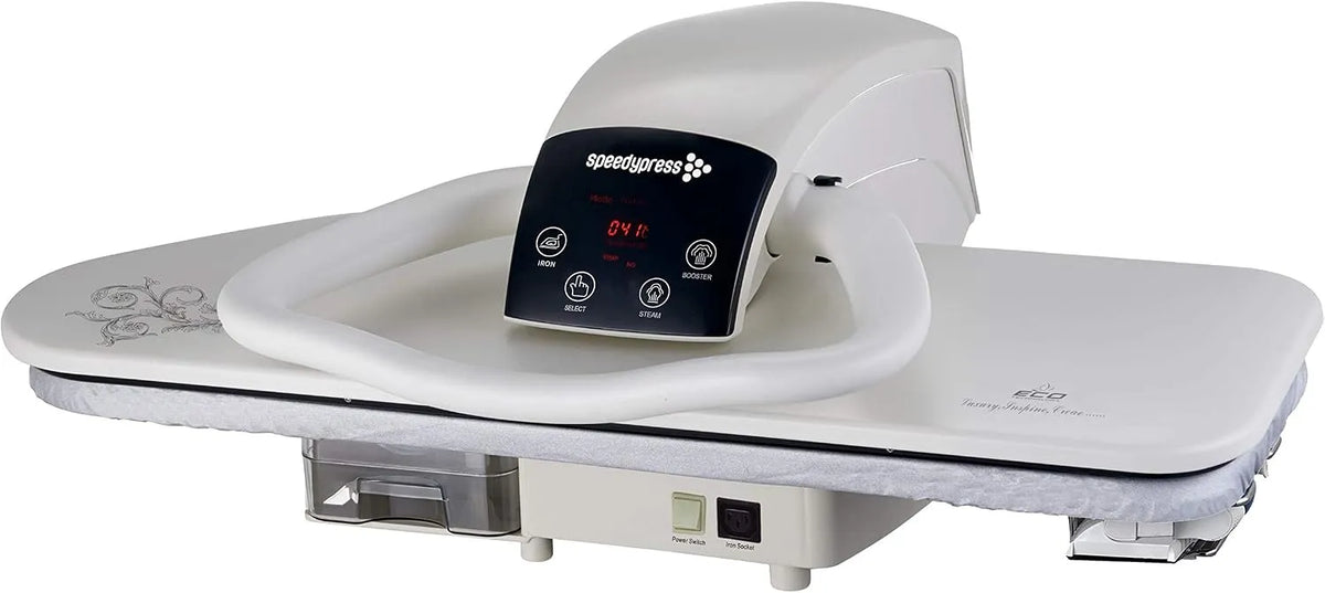 Accessorio per elettrodomestico 81HD 2200watt, 81cm, 2200 W, vapore, bianco, Pressa da Stiro a Vapore per Servizio Pesante Bianco da