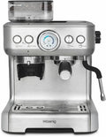 EXPRO980 Macchina per caff, pompa, macinino per chicchi di caffè, macchina da caffè elettrica, 2,7 L, 250 g, 20 bar, 2 tazze, ampio serbatoio