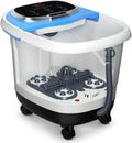 pediluvio elettrico massaggiante, massaggiatore, 35 a 48 °C, timer, rimovibile, funzione riscaldante, blu, SOARS