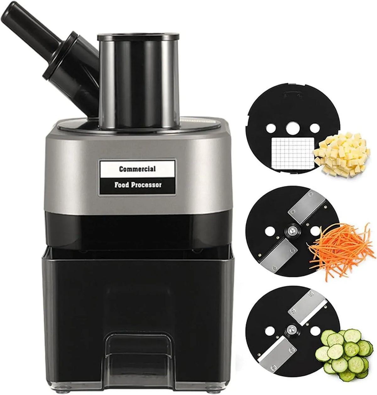 Affettatrice, affettatrice per alimenti, professionale, per Verdure 3 in 1