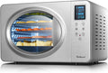 Asciugatrice, 500 W, 20 a 90 °C, timer, acciaio inox, timer 24 ore, display LED, 6 vassoi