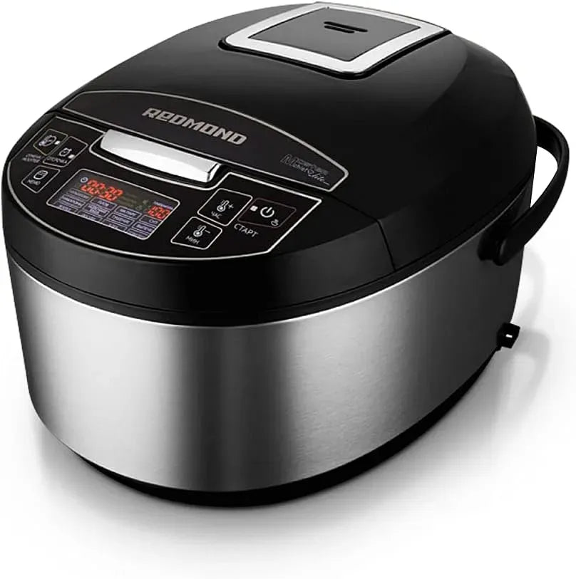 RMC-RMC-M4512 Multivarka, russo, con 40 programmi, Display LCD touch da 5 litri, pane, cottura a vapore, REDMOND