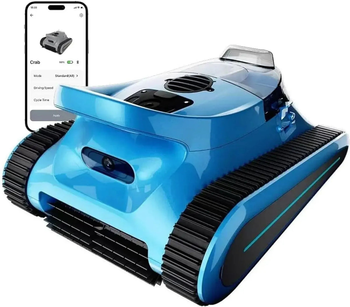 Aspirapolvere, 180 W, 000 Pa, aspirazione 45, aspiratore elettrico domestico, Robot pulitore for Piscina Senza Fili