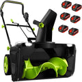6Batteries Senza Fili, Elettrico 3500W, macchina spazzaneve