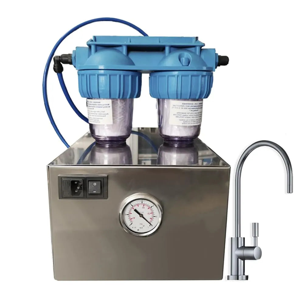 Lavello da cucina, MADE IN ITALY, 100 L/H, Aquatecnica® IMPIANTO AD OSMOSI INVERSA SOTTOLAVELLO GOLDBOX 100 L/H