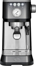 Macchina da caffè automatica, 1.7 L, acciaio inox, nero, 15 Bar