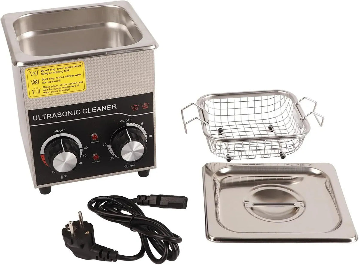 Lavatrice, 1,3 L, acciaio inox, lavabiancheria, vasca per pulizia a ultrasuoni, Lavatrice Ultrasonica da 1,3 L in Acciaio Inossidabile
